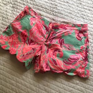 Poolside Blue Lovebirds Buttercup Shorts